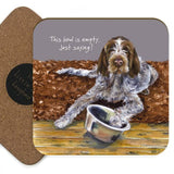 Little Dog Laughed - Empty Bowl Coaster