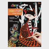 A4 Scratch Art - Magical Animals