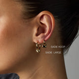 Sadie Large Earrings - Silver