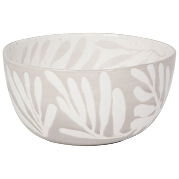 Groove Medium - Porcelain Stamped Bowl