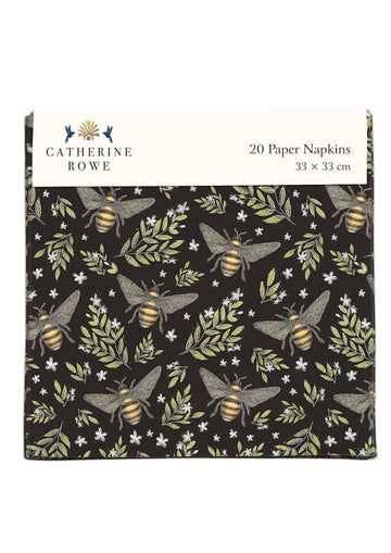 Honey Bee 20 Pkt - Paper Napkins
