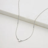 Single Stone Mini Necklace