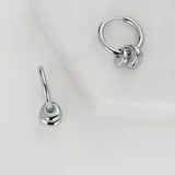 Sadie Large Earrings - Silver