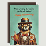 Happy Anniversary Husband - Card