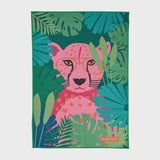 Teatowel Microfibre Waffle - Cheetah
