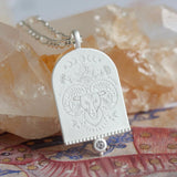 Aries Zodiac Necklace - Silver
