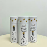 Candle Flame Bottle Light with Wick - Gold