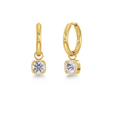 Gemma Hoops Gold