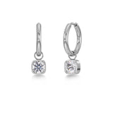 Gemma Hoops Steel