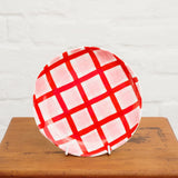 Side Plate - Pink & Red Gingham