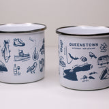 Queenstown Enamel Mug