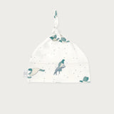Organic Cotton Knotted Beanie NZ Forest