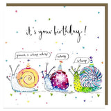 Birthday Snails - Card