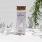 Round Fern Necklace - Silver