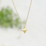 Kiwi Necklace Plated