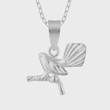 Sterling Silver Fantail Necklace