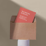 You Had Me At Kia ora - Card