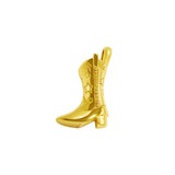 Cowgirl Boot Necklace - Gold