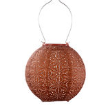 Outdoor LED Solar Lantern - Round 20cm