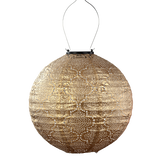 Outdoor LED Solar Lantern - Round 30cm