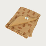 Organic Cotton Sweatshirt Blanket - Chubby Bear