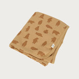 Organic Cotton Sweatshirt Blanket - Chubby Bear