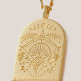 Sagittarius Zodiac Necklace - Gold