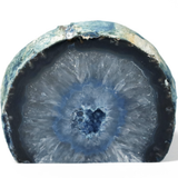 Blue Agate Cut Base