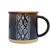 Glazed Ceramic Mug - Miriama Grace Smith - Black
