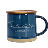 Glazed Ceramic Mug - Kiwi