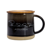 Glazed Ceramic Mug - Kiwi