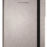My Notebook - Medium - Lined - Grey Diamond