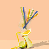 Reusable Glass Cocktail Straws