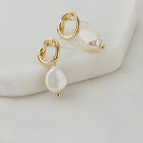 Alice Earring - Gold - Pearl