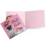 Calorie Counter Pug - Card