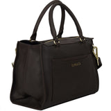 Bjork Medium Tote - Dark Brown Leather