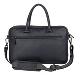 Spar - Laptop / Document Leather Bag / Navy/Blk