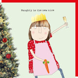 Naughty - Christmas Card