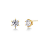 Crown Studs L Gold