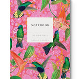 Kaleido A5 Soft Cover Notebook-Marble Hummingbirds