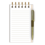 Allium Spiral Notepad With Pen