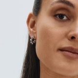 Peak Creole Earrings Small Steel