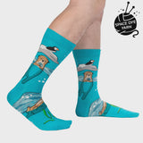 Play Well With Otters - Mens Crew Socks