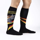 Women's Knee High Socks - Secret Powers Cat