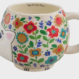 Folk Mug - Floral Hedgehog