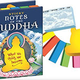Buddha sticky notes