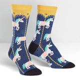 Junior Crew Sock - Carousel /Age 7-10