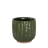 Bea Planter - 13cm x 13cm - Forest Green