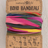 Boho Bandeau Abstract Blue