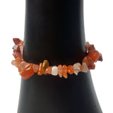 Carnelian 5mm Chip Bracelet